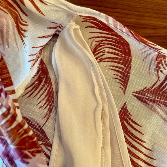 Anthropologie - Transitional Brown & Purple Print Dress with Pockets / Large - Picture 10 of 16